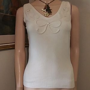 Cache Cashmere feel Flowers & Bows Unique XS EUC